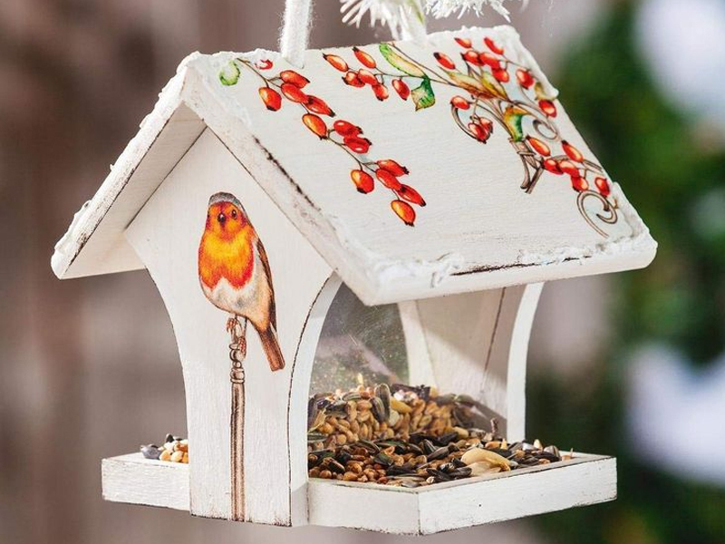 Кормушка для птиц из фанеры фото | Bird house, Home decor, Decor